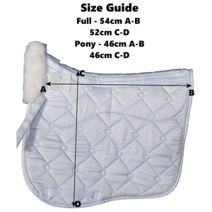 Lambskin dressage square